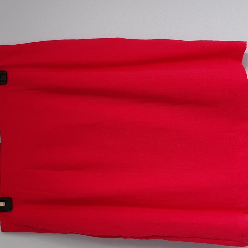 Pink pleated waist skirt with pockets - Picture 4 of 10